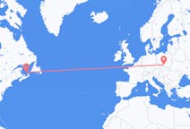 Flug frá Les Îles-de-la-Madeleine, Quebec, Kanada til Katowice, Póllandi