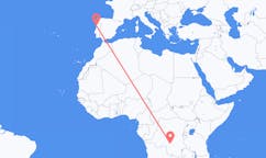Flyrejser fra Mbuji-Mayi til Porto