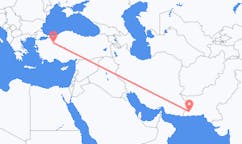 Loty z Turbat, Pakistan do Eskişehiru, Turcja