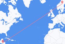 Flyreiser fra Comayagua, Honduras til Östersund, Sverige