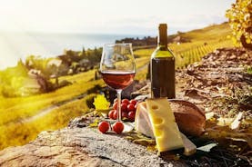 Cata de vinos suizos en los viñedos de Lavaux: viaje privado desde Ginebra
