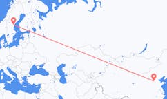 Flyreiser fra Shijiazhuang, Kina til Sundsvall, Sverige