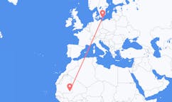 Flüge von Nema, Mauretanien nach Bornholm, Dänemark