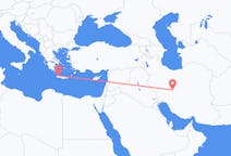 Flyreiser fra Isfahan, til Khania