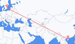 Flyreiser fra Haikou, Kina til Kalmar, Sverige