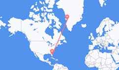 Loty z Melbourne, Stany Zjednoczone do Ilulissatu, Grenlandia
