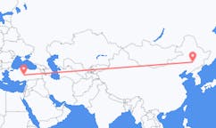 Lennot Changchunista, Kiina Nevşehiriin, Turkki