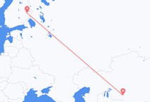 Flyg från Qyzylorda, Kazakstan till Joensuu, Finland