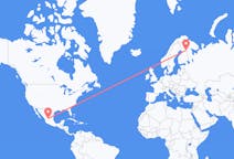 Flyreiser fra Zacatecas, Mexico til Kuusamo, Finland