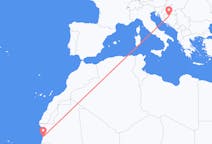 Flyreiser fra Nouakchott, til Banja Luka