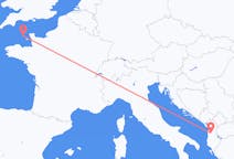 Flyreiser fra Guernsey, til Tirana