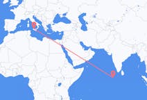 Flyreiser fra Malé, til Palermo