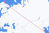 Flights from Wuxi to Kirkenes