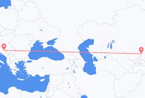 Flyrejser fra Taraz til Sarajevo