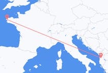 Lennot Brestistä Tiranaan