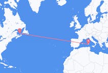 Flug frá Les Îles-de-la-Madeleine, Quebec, Kanada til Cagliari, Ítalíu