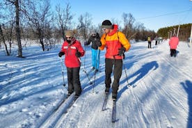 Lezione di sci di fondo per principianti a Tromso