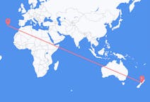 Lennot Wellingtonista, Uusi-Seelanti Santa Mariaan, Portugali