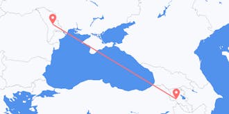 Flyg från Armenien till Moldavien
