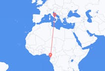 적도 기니 바타에서 출발해 이탈리아 나폴리로(으)로 가는 항공편