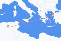 Flug frá Biskra, Alsír til Mytilene, Grikklandi
