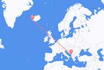 Flyg från Podgorica till Reykjavík
