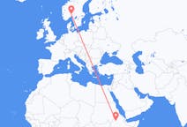 Flights from Bahir Dar to Oslo