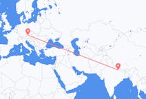 Flyreiser fra Siddharthanagar, Nepal til Linz, Østerrike