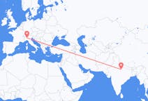 Flyreiser fra Kanpur, til Milano