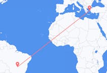 Flyrejser fra Goiânia, Brasilien til Chios, Grækenland