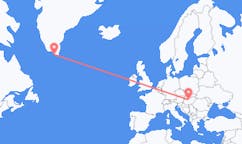 Lennot Budapestista, Unkari Nanortalikille, Grönlanti