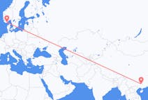 Flyrejser fra Liuzhou til Kristiansand