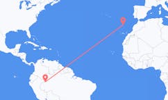 Flyreiser fra Leticia, Amazonas, Colombia til Porto Santo, Portugal