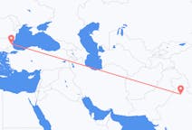 Flyrejser fra Chandigarh, Indien til Burgas, Bulgarien