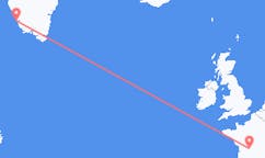 Flyreiser fra Limoges, Frankrike til Paamiut, Grønland