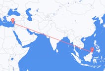 Flüge von Sandakan, nach Larnaka