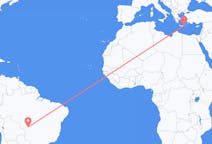 Flyrejser fra Cuiabá, Brasilien til Sitia, Grækenland