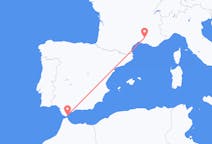 Flug frá Gíbraltar, Gíbraltar til Avignon, Frakklandi