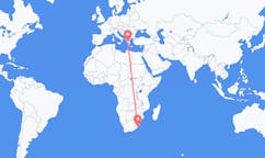 Flyrejser fra Margate, KwaZulu-Natal, Sydafrika til Patras, Grækenland