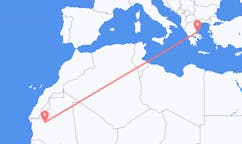Lennot Atarista, Mauritania Skiathokselle, Kreikka