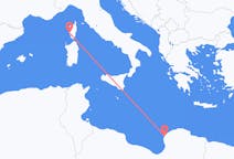 Flights from Benghazi to Ajaccio