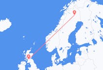 Flyg från Gällivare till Glasgow