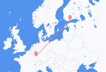 Flyreiser fra Saarbrücken, til Helsingfors