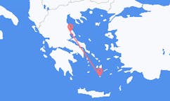 Flights from Volos to Santorini