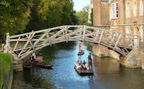 Photo of beautiful view of the city and university of Cambridge, United Kingdom.