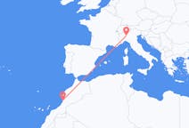 Flug frá Agadir til Mílanó