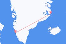 Lennot Nuukista, Grönlanti ittoqqortoormiitille, Grönlanti