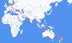 出发地 新西兰旺加努伊目的地 德国莱比锡的航班