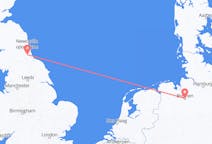 Flyreiser fra Bremen, Tyskland til Durham, England