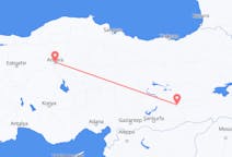 Vluchten van Ankara naar Diyarbakir